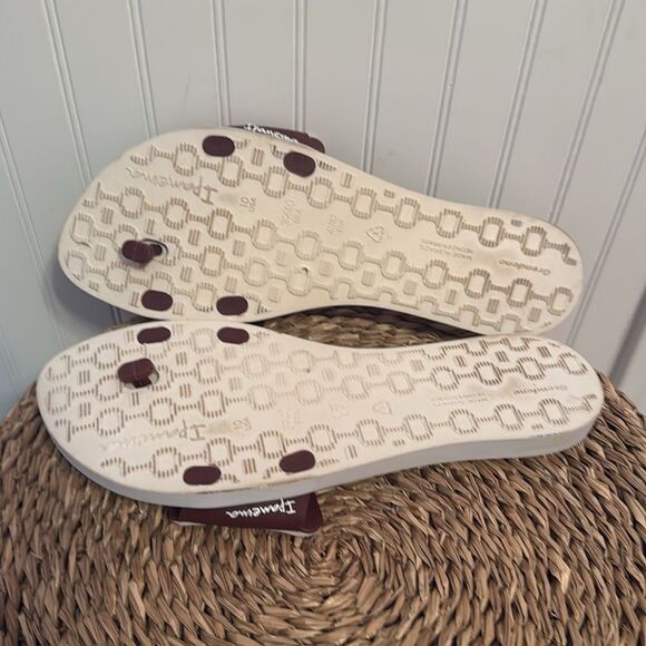 Ipanema Women's White and Green Flip Flops - Picture 6 of 6